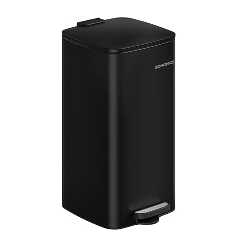 ゴミ箱 分別 2x30L ふた付きダストボックス キッチン用 ペダル式 ブラック 楽天市場】【時間限定 ☆5%OFF!】SONGMICS ゴミ箱 分別 2x30L ふた